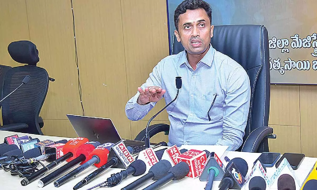 Collector seeks public support for smooth conduct of Sai Baba centenary celebrations Collector seeks public support for smooth conduct of Sai Baba centenary celebrations