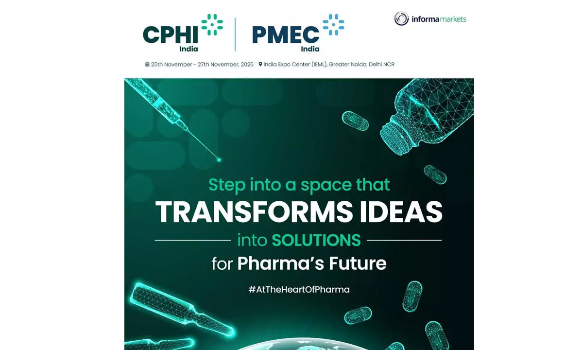 Heart of Pharma Returns: CPHI & PMEC India 2025 to Drive Innovation and Strategic Growth Heart of Pharma Returns: CPHI & PMEC India 2025 to Drive Innovation and Strategic Growth