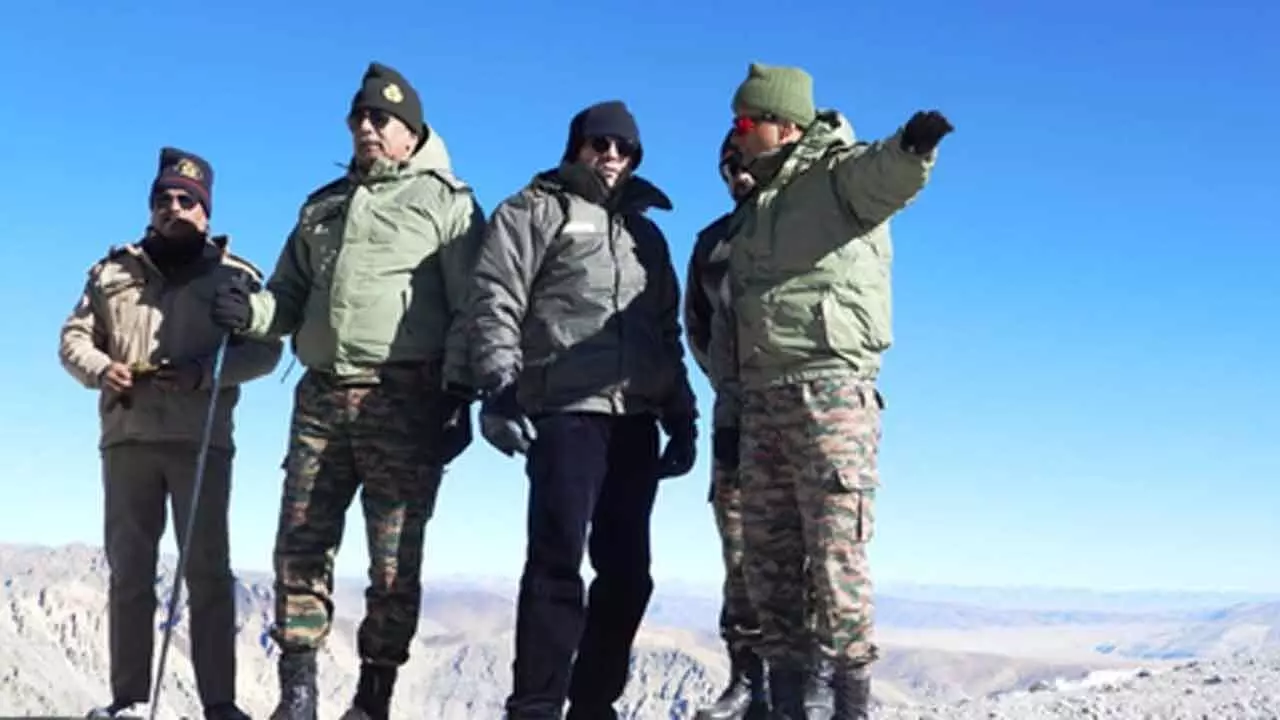 Defence Secretary reviews roads, infra in Central Sectors forward locations