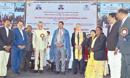 AP State Bar Federation felicitates CJI, CM, HC Chief Justice