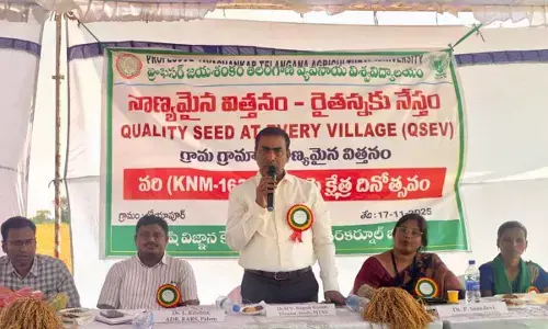 Scientists Conduct Awareness Session on Paddy Variety KNM-1638