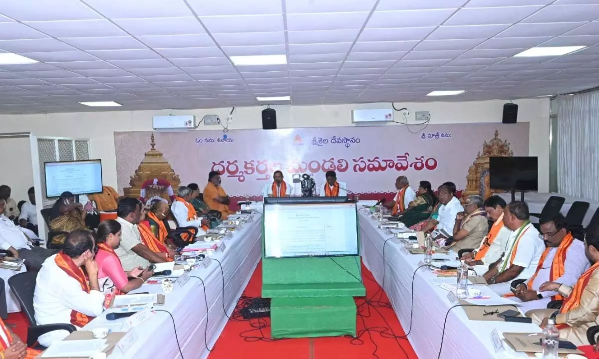 Key resolutions passed at Srisailam Devasthanam Trust Board meeting
