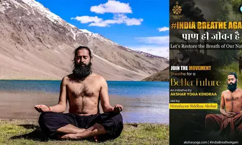 Akshar Yoga Launches ‘#IndiaBreatheAgain’: National Breath Challenge to Strengthen Respiratory Health Amid Toxic Air Crisis