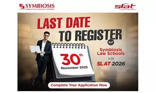 Last Chance: SLAT 2026 Applications Closes on November 30 — Apply Now for Admission to Symbiosis Law Schools
