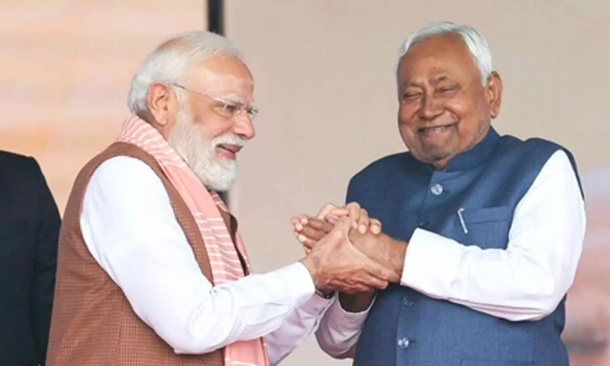 NDA show of strength: Nitish Kumar takes oath as Bihar CM for 10th time, PM Modi attends ceremony NDA show of strength: Nitish Kumar takes oath as Bihar CM for 10th time, PM Modi attends ceremony