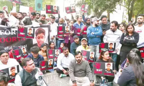 Class 10 student’s suicide: Parents, friends protest in front of Delhi school