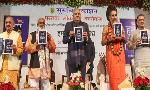 Ex-VP Dhankhar captivates Bhopal with humour, insight in first appearance after resignation