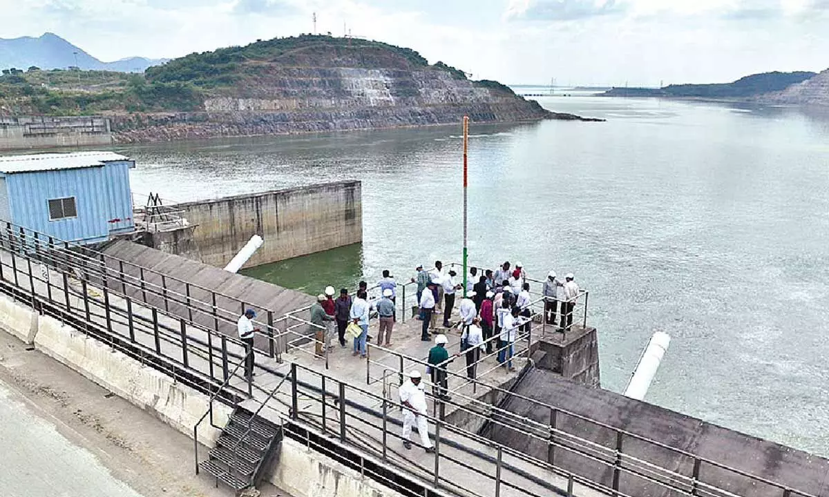 Central team inspects Polavaram project’s progress