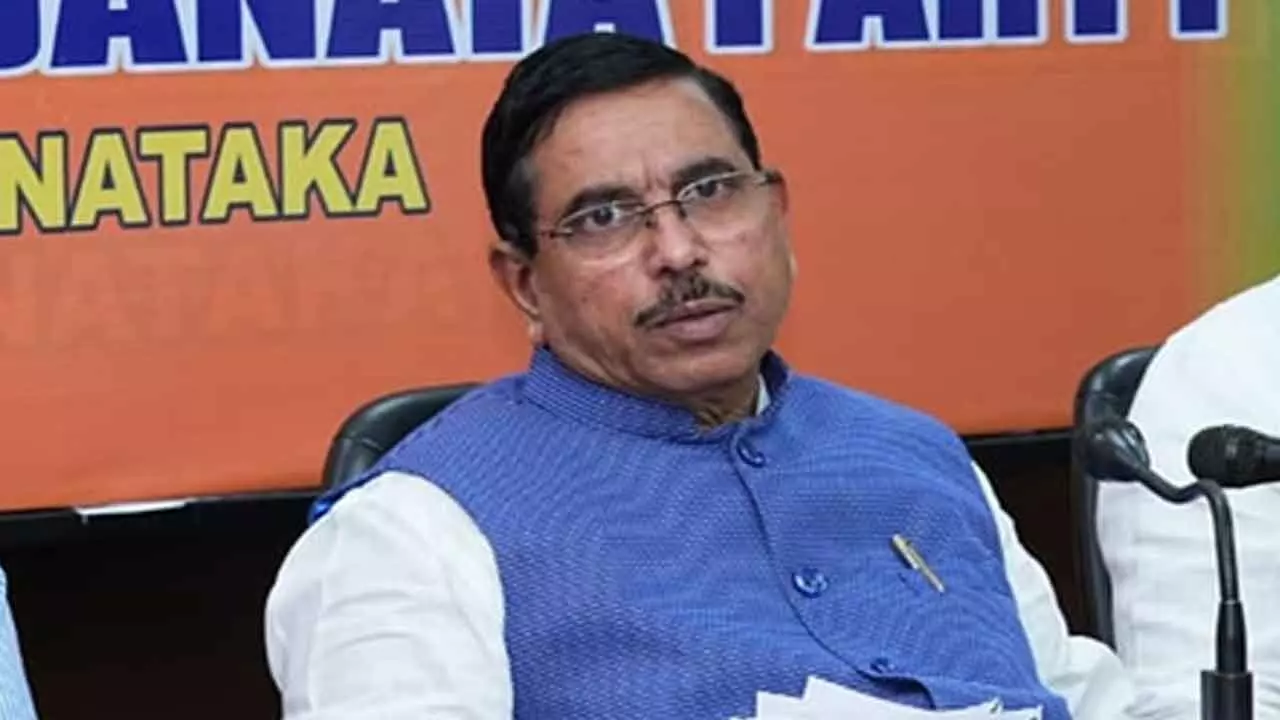 Siddaramaiah telling 'blatant lies' on maize procurement, imports: Pralhad  Joshi