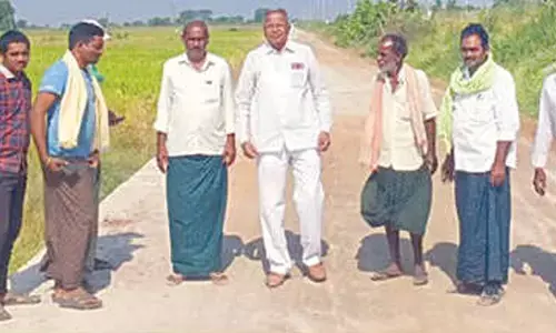 MP makes sure CC road completed in Chintakani