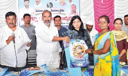 Indiramma sarees for all eligible women: MLA Aadi