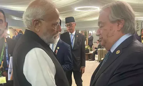 PM Modi has very productive conversation with UN chief Guterres during G20 Summit