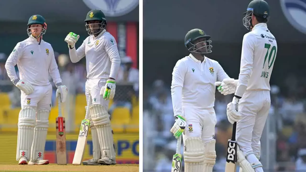 2nd Test: Muthusamy’s century, Jansen’s fifty take South Africa to 428/7