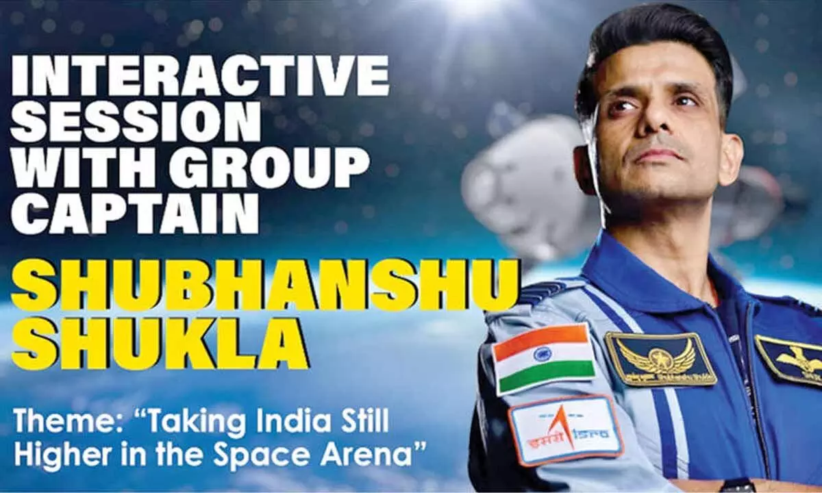 Astronaut Shubhamshu Shukla to interact with students on November 25 Astronaut Shubhamshu Shukla to interact with students on November 25