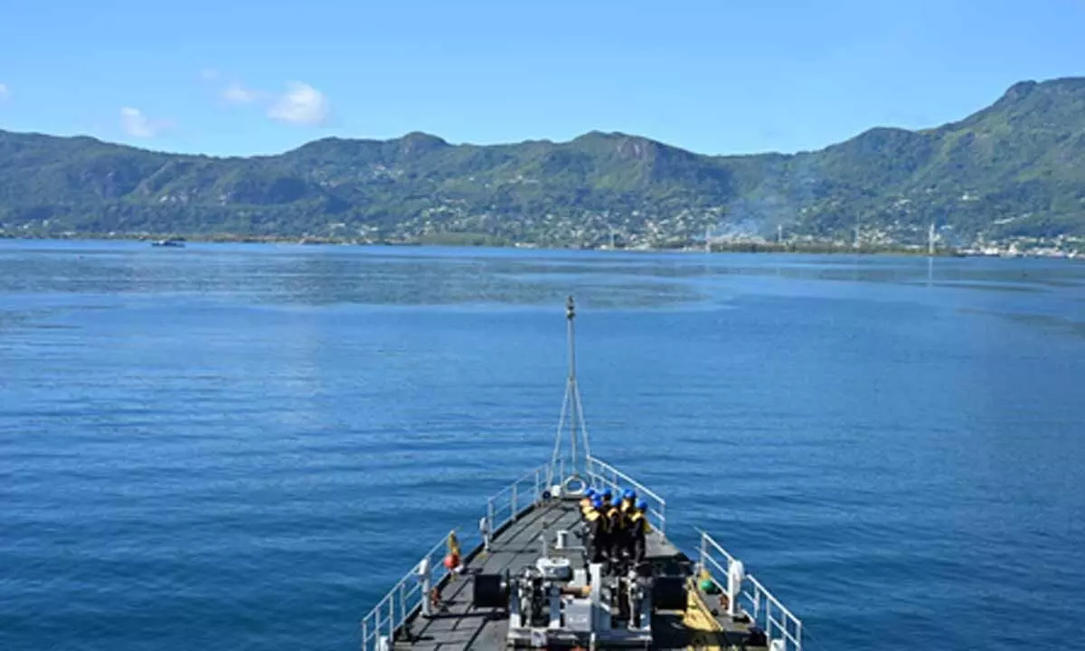 INS Savitri arrives in Seychelles to boost maritime cooperation, joint EEZ surveillance INS Savitri arrives in Seychelles to boost maritime cooperation, joint EEZ surveillance