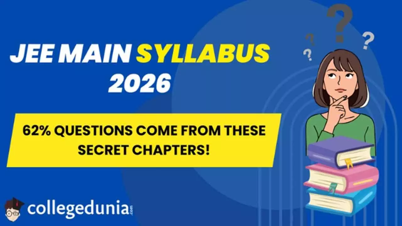 JEE Main Syllabus 2026: 62% Questions Come From These Secret Chapters!