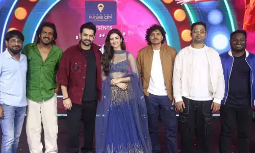 Ram promotes ‘Andhra King Taluka’ grandly