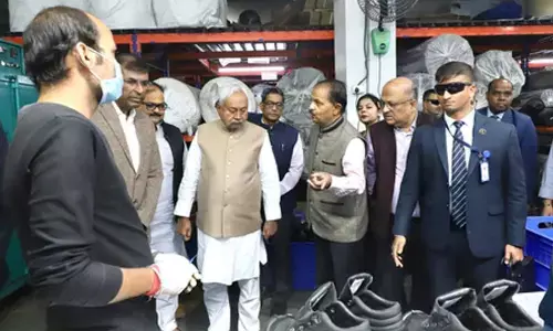 Nitish Kumar inspects industrial area in Bihars Hajipur, directs officials on industries expansion
