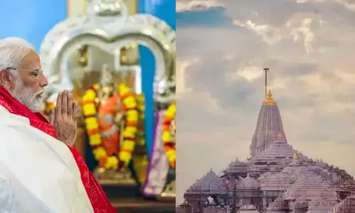 PM Modi Leads Saffron Flag Hoisting At Ayodhya Ram Mandir Amid Grand Ceremonial Celebrations