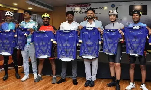 Pedaling with Purpose: Madhuri Gold Joins Hands with Miss Universe AP Chandana Jayaram for 600 KM Ride