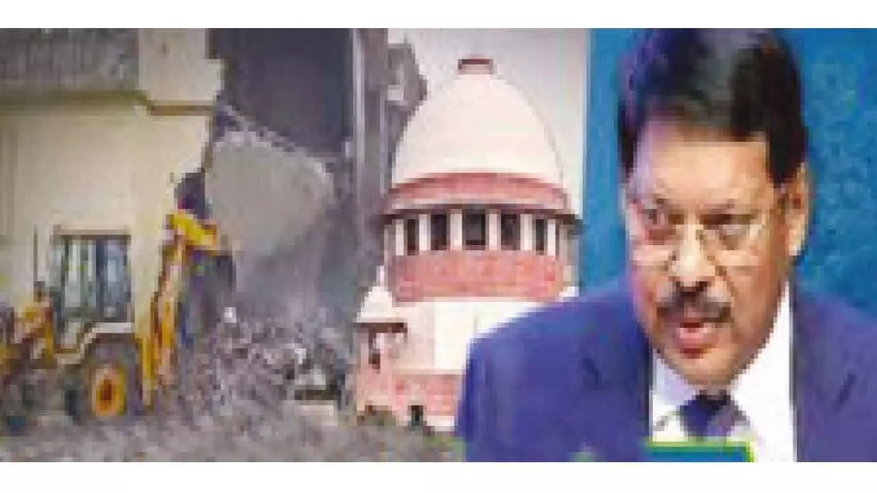 Ex- CJI Gavai slams ‘bulldozer justice’ Ex- CJI Gavai slams ‘bulldozer justice’