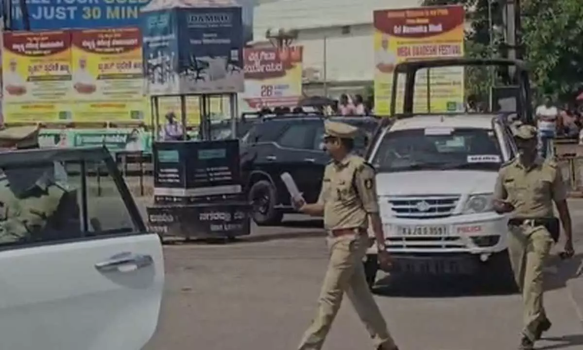 Security tightened for PM Modis Karnataka visit Security tightened for PM Modis Karnataka visit