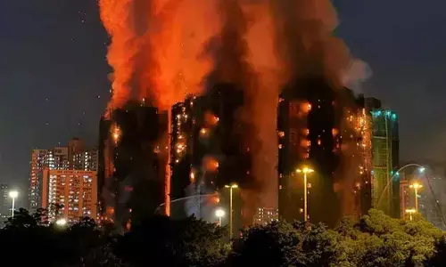 36 lives snuffed out in high-rise building  blaze in Hong Kong