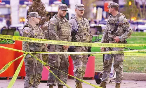 2 US National Guards members shot