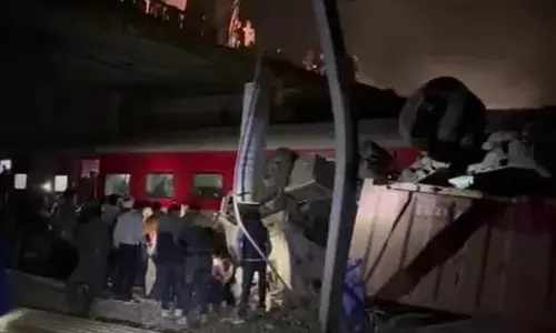 Dumper falls on railway tracks, driver injured