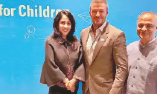 UNICEF hosts leaders’ meet during Beckham’s India visit