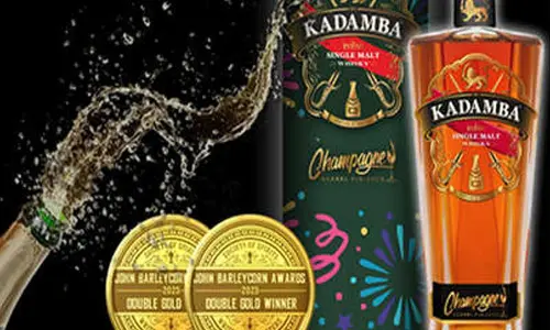 Kadamba single malt wins double gold in USA