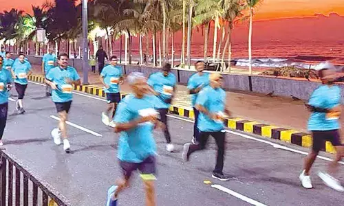 Scores of runners take part in marathon