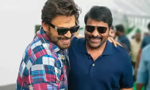 Chiranjeevi–Venkatesh song shoot elevates buzz around ‘MSVP Garu’