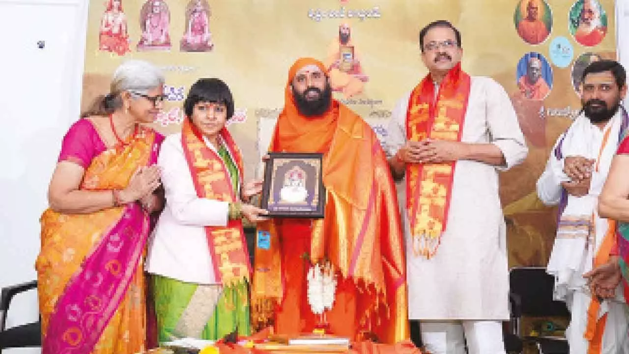 Justice Nanda releases Gita Book, urges youth to embrace ethics Justice Nanda releases Gita Book, urges youth to embrace ethics