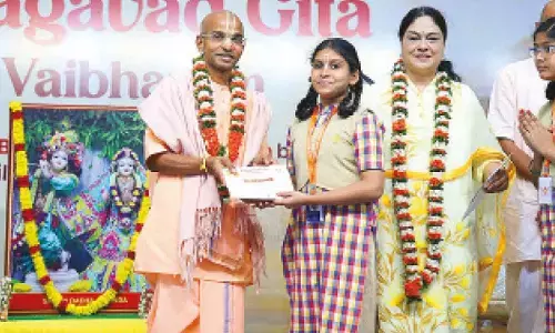 Hare Krishna Golden Temple celebrates Gita Jayanthi with mass recitations