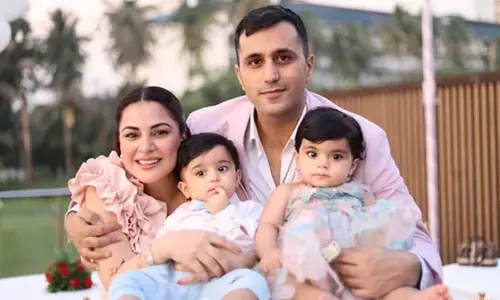 Shraddha Arya finally reveals twins’ faces on their first birthday