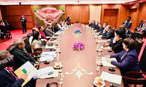 LS Speaker, Georgian parliamentary delegation discuss institutional cooperation, capacity building