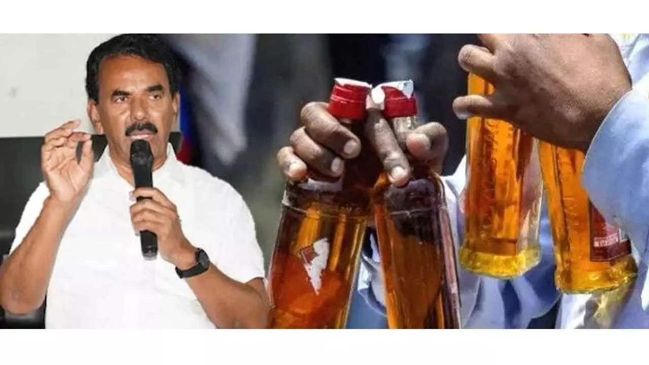 Excise dept in fix as Jupally blocks the entry of 600 new liquor brands Excise dept in fix as Jupally blocks the entry of 600 new liquor brands