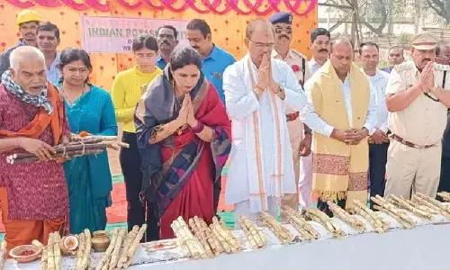 Sugarcane crushing process begins at Haripur