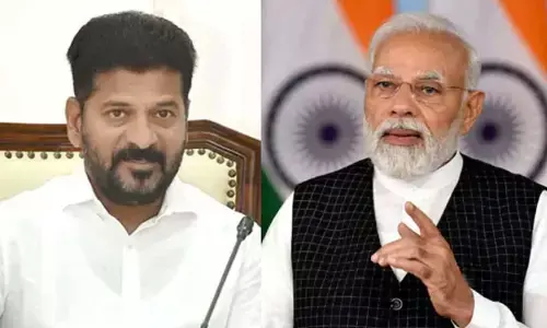 CM Revanth Reddy meets PM Modi extends invitation to Global Summit