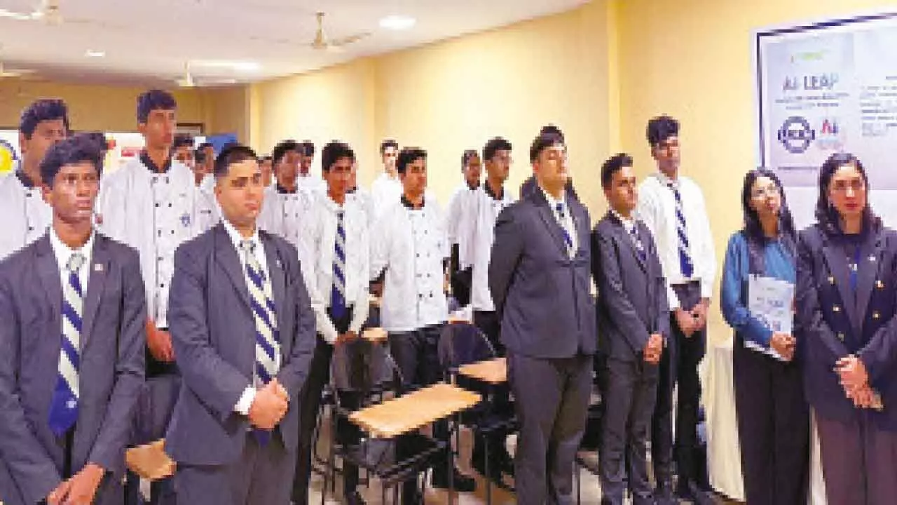 Students sign oath for responsible use of artificial intelligence