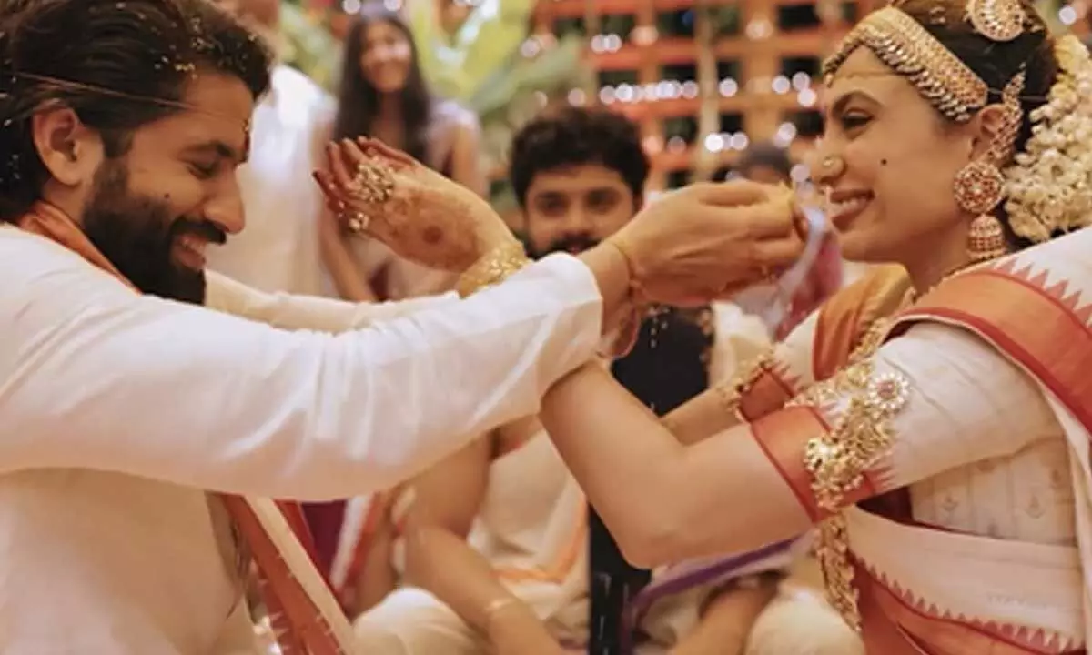 Sobhita Dhulipala, Naga Chaitanya celebrate 1st wedding anniversary with a beautiful BTS wedding reel Sobhita Dhulipala, Naga Chaitanya celebrate 1st wedding anniversary with a beautiful BTS wedding reel