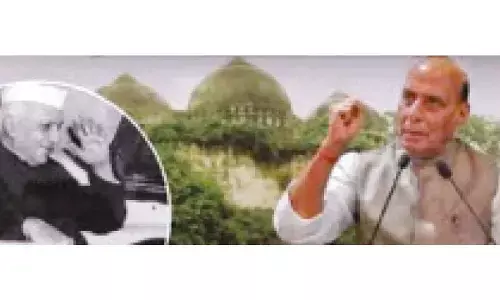 Twisting history: Cong slams Rajnaths Nehru-Babri remark