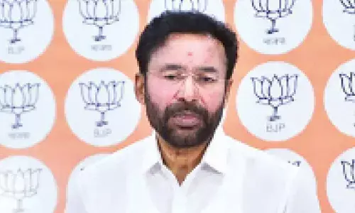 Kishan launches stinging attack on Cong govt over debts, land policy