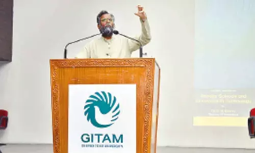 IITH Director ignites spark of innovation in young minds at GITAM