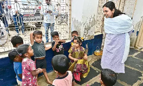 Collector fumes at Gorantla Anganwadi centre’s functioning