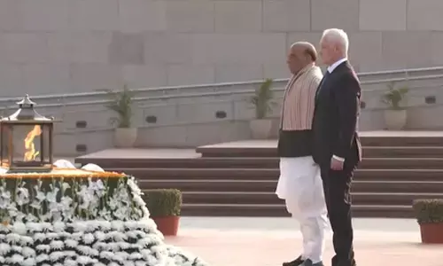 Rajnath Singh, Russian counterpart Belousov lay wreath at National War Memorial