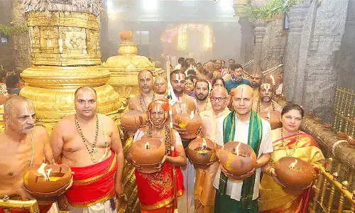 ‘Karthika Parva Deepotsavam’ held at Srivari temple