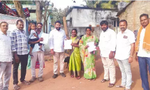BJP Khammam Parliamentary unit Convener Namburi Ramalingeswara Rao participating in a nomination programme