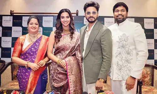 Varahi Silks opens showroom in Vijayawada